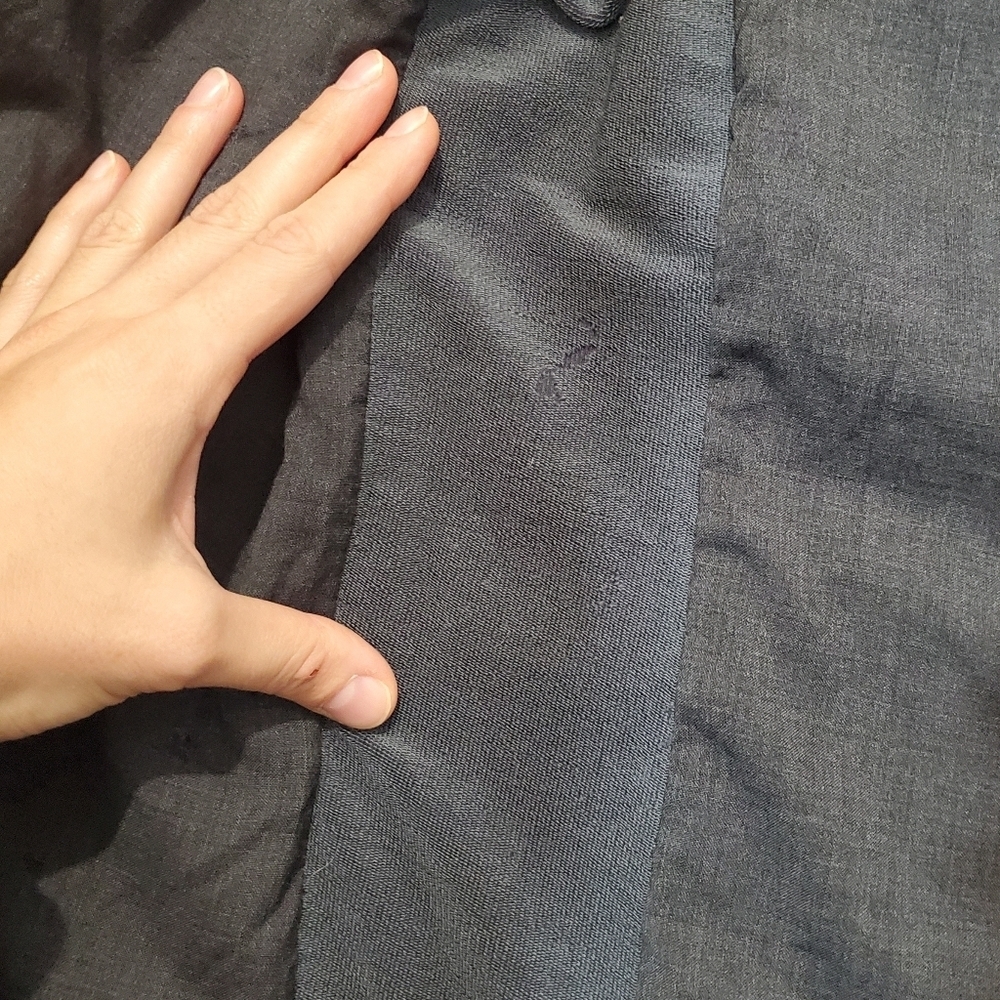 Icebreaker Merinoloft Gray Lightweight Puffer Jacket. L. Merino Wool Blend. Flaw - Picture 11 of 16